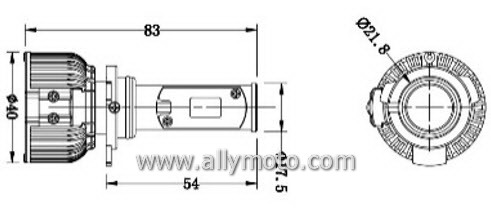 24W LED Headlight 3C 9012